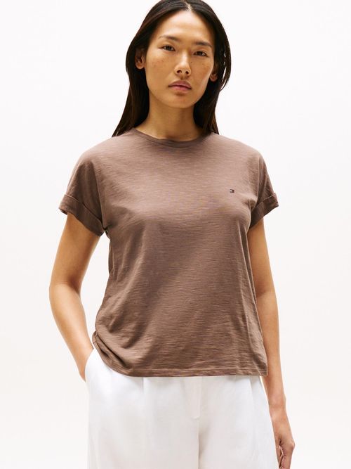 Camiseta-texturizada-de-cuello-redondo