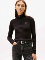 Cardigan-slim-con-cuello-perkins-y-parche