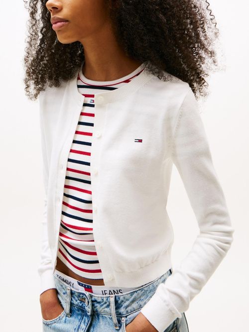 Cardigan-slim-de-cuello-redondo