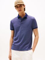 Polo-con-tejido-jacquard-de-corte-regular