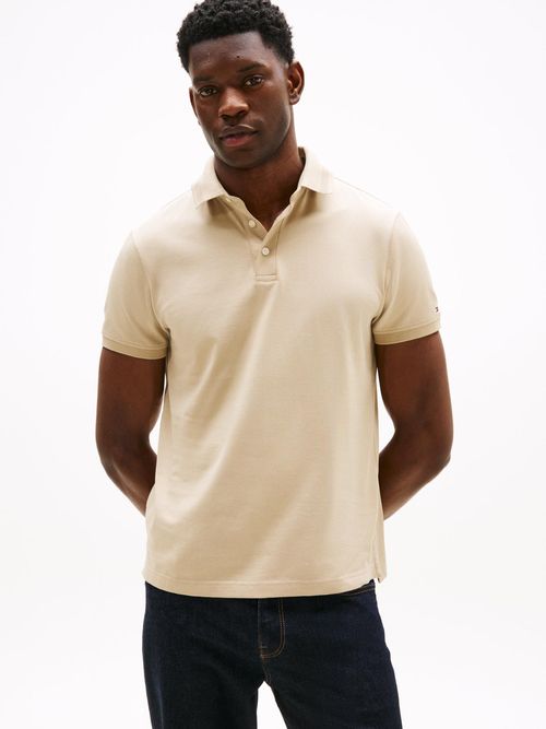 Polo-con-tejido-jacquard-de-corte-regular