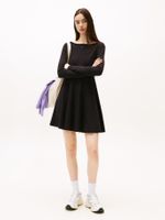 Vestido-corto-evase-plisado