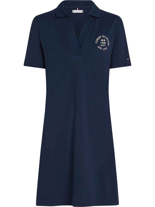 Vestido-tipo-polo-con-logo