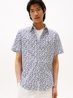 Camisa-de-lino-con-estampado