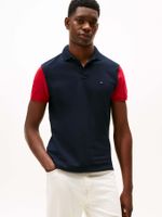 Polo-de-corte-regular-con-diseño-color-block-RWB