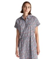 Vestido-camisero-con-estampado-floral