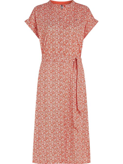 Vestido-en-voile--AOP-floral-con-logo