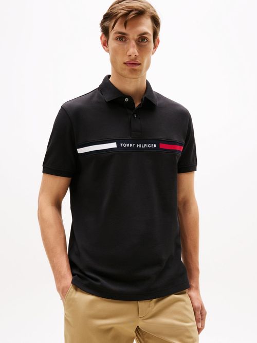 Polo-de-corte-regular-con-logo-en-el-pecho
