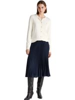 Falda-de-corte-midi-con-logo