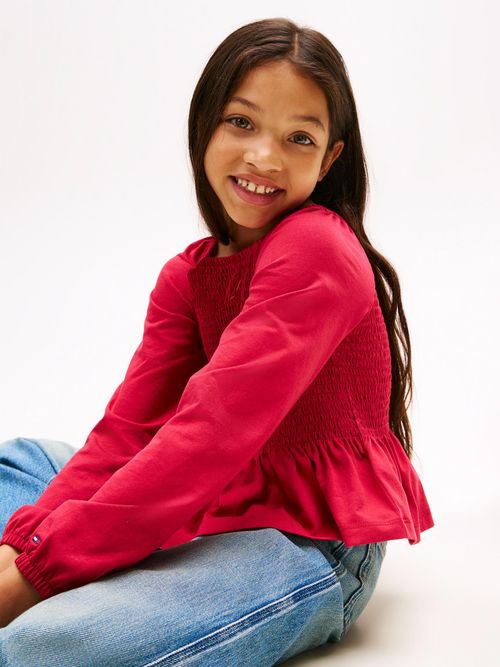 Camiseta-slim-con-paneles-fruncidos