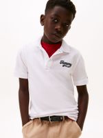 Polo-varsity-con-logo-grafico