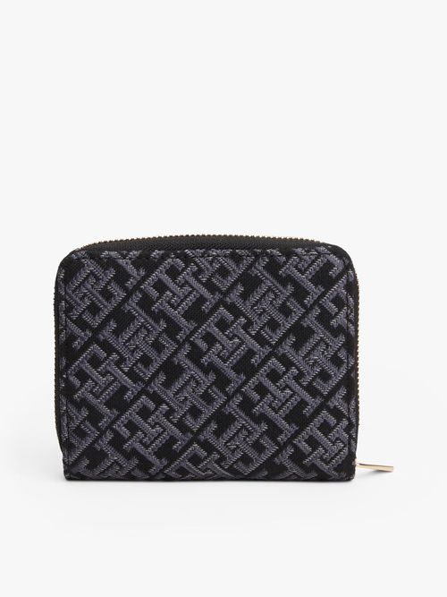 Billetera-Hilfiger-Icon-con-logo-y-cremallera
