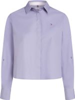 Camisa-clasica-poplin-cropped-con-mangas-cortas