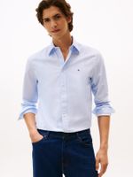 Camisa-de-corte-regular-flex-poplin-con-micro-estampado