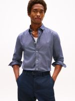 Camisa-de-corte-regular-flex-poplin-con-micro-estampado