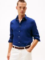 Camisa-de-corte-slim-de-hilo-teñido