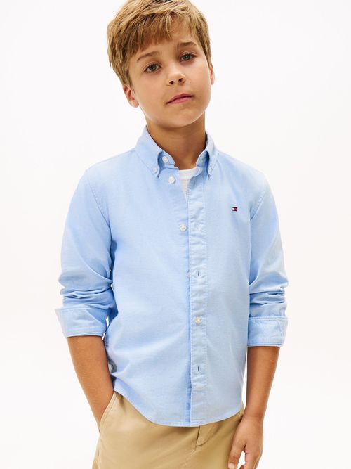 Camisa-Essential-de-algodon-Oxford