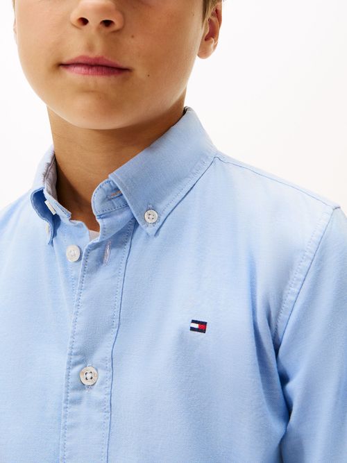 Camisa-Essential-de-algodon-Oxford