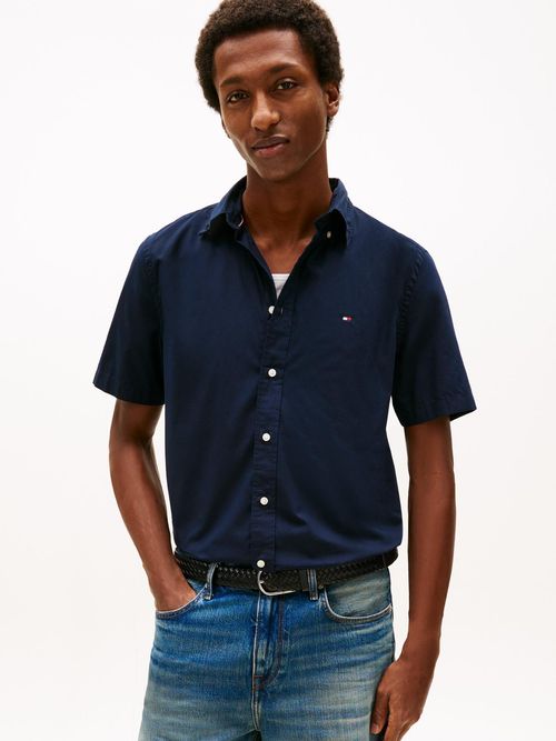 Camisa-Flex-Poplin-Solid-de-manga-corta