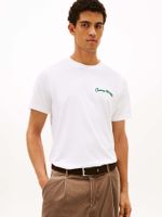 Camiseta-de-cuello-redondo-con-logo