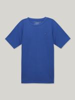 Camiseta-de-cuello-redondo-con-logo