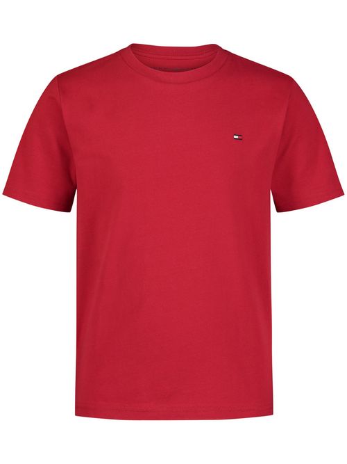 Camiseta-de-cuello-redondo-con-logo