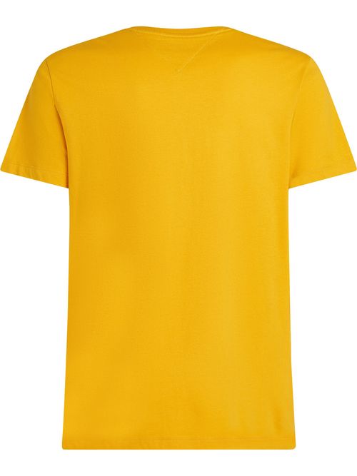 Camiseta-de-cuello-redondo-con-logo-bordado