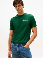 Camiseta-de-cuello-redondo-con-logo-trasero