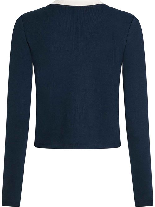 Cardigan-de-cuello-redondo-con-cierre-de-botones-dorados