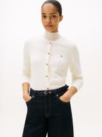 Cardigan-de-rayas-con-logo