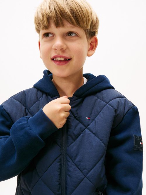 Chaqueta-bomber-amplia-de-tejido-mixto