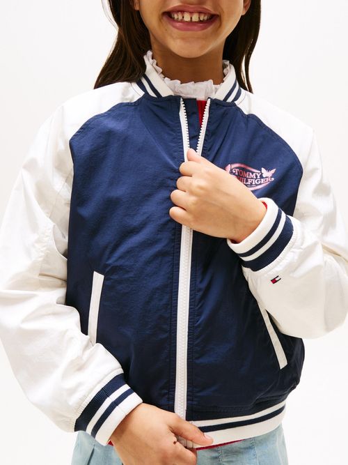 Chaqueta-bomber-de-corte-amplio-con-logo