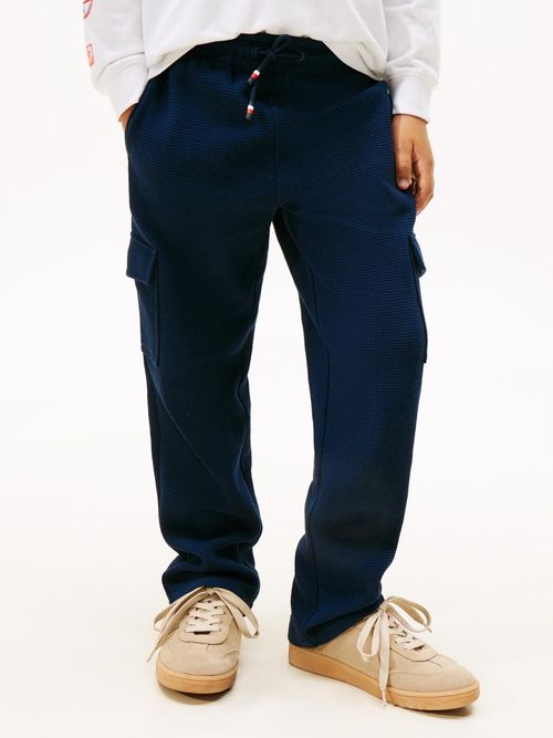 Joggers-cargo-Essential-de-punto-gofrado