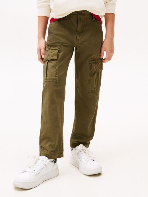Pantalon-cargo-recto-con-textura