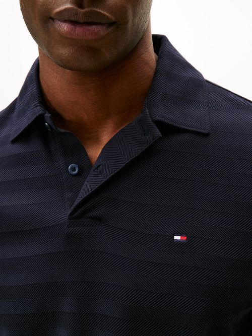 Polo-de-jacquard-con-diseño-de-espiga
