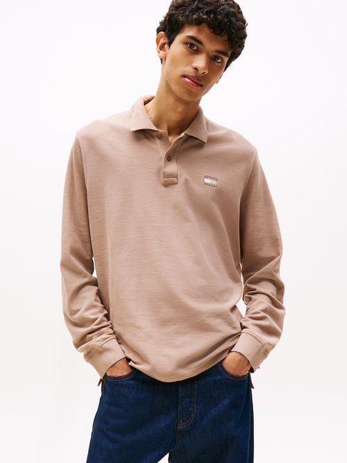 Polo-de-manga-larga-de-corte-regular