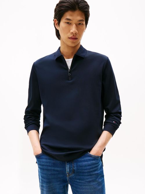 Polo-de-manga-larga-en-algodon-liquido