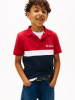 Polo-de-pique-color-block-de-corte-regular