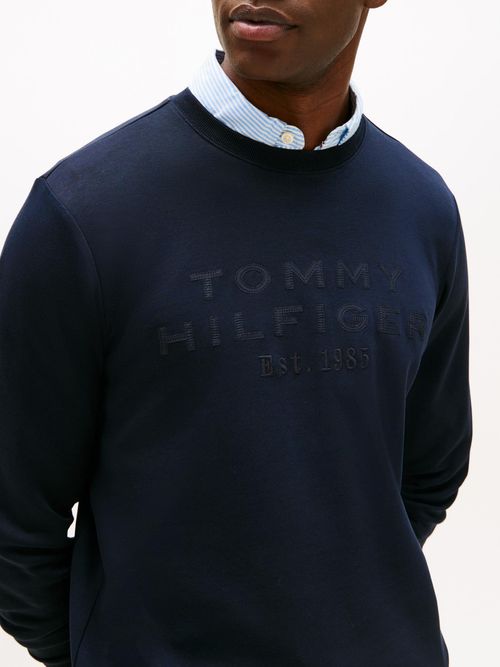 Sudadera-de-cuello-redondo-con-logo-grafico