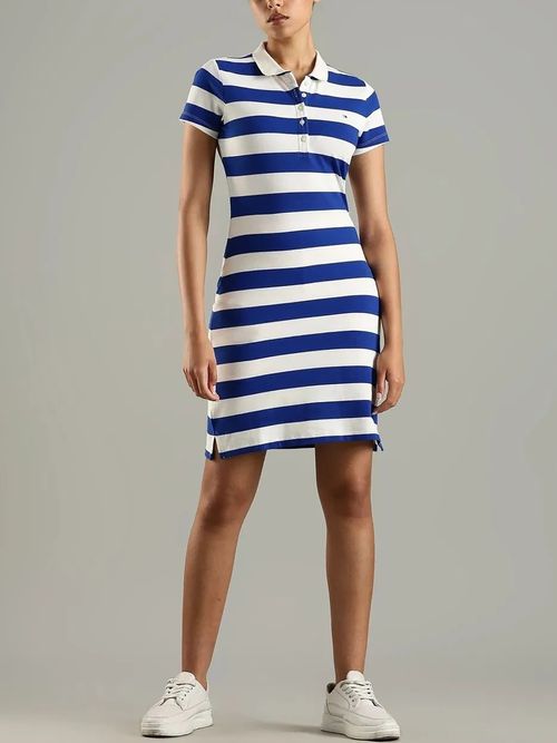 Vestido-tipo-polo-con-mangas-cortas