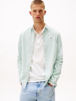 Camisa-stretch-oxford-de-corte-slim-con-logo