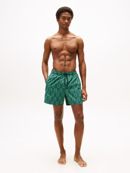 Traje-de-baño-corto-de-medio-largo-con-estampado