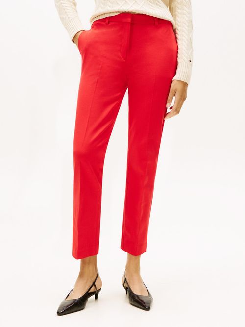 Pantalon-slim-de-gabardina