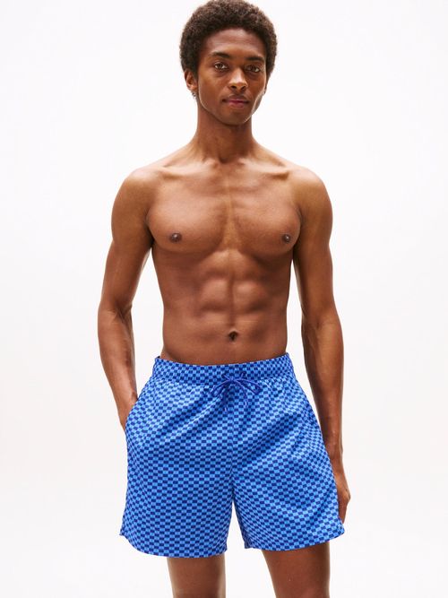 Traje-de-baño-corto-de-medio-largo-con-estampado