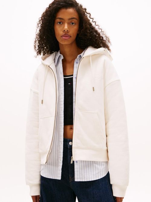 Abrigo-con-capucha-con-logo-script