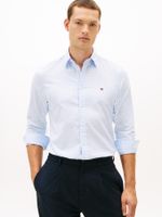 Camisa-de-popelin-con-estampado-de-corte-slim