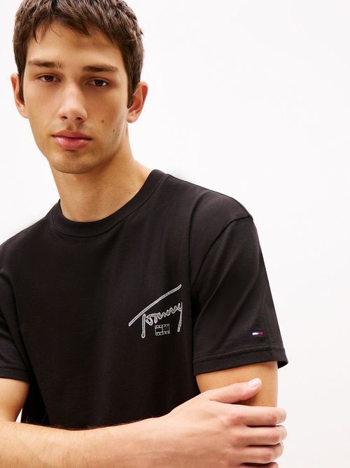 Camiseta-de-corte-regular-con-logo-signature