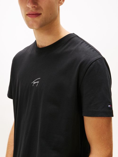 Camiseta-de-punto-con-logo-tonal