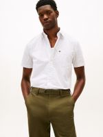 Camisa-de-popelin-flex-estampada-de-corte-regular