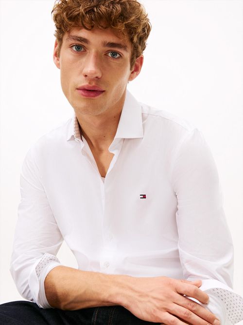 Camisa-slim-flex-con-textura-dobby